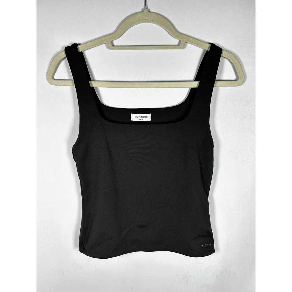 Aritzia Black Contour Tank Top